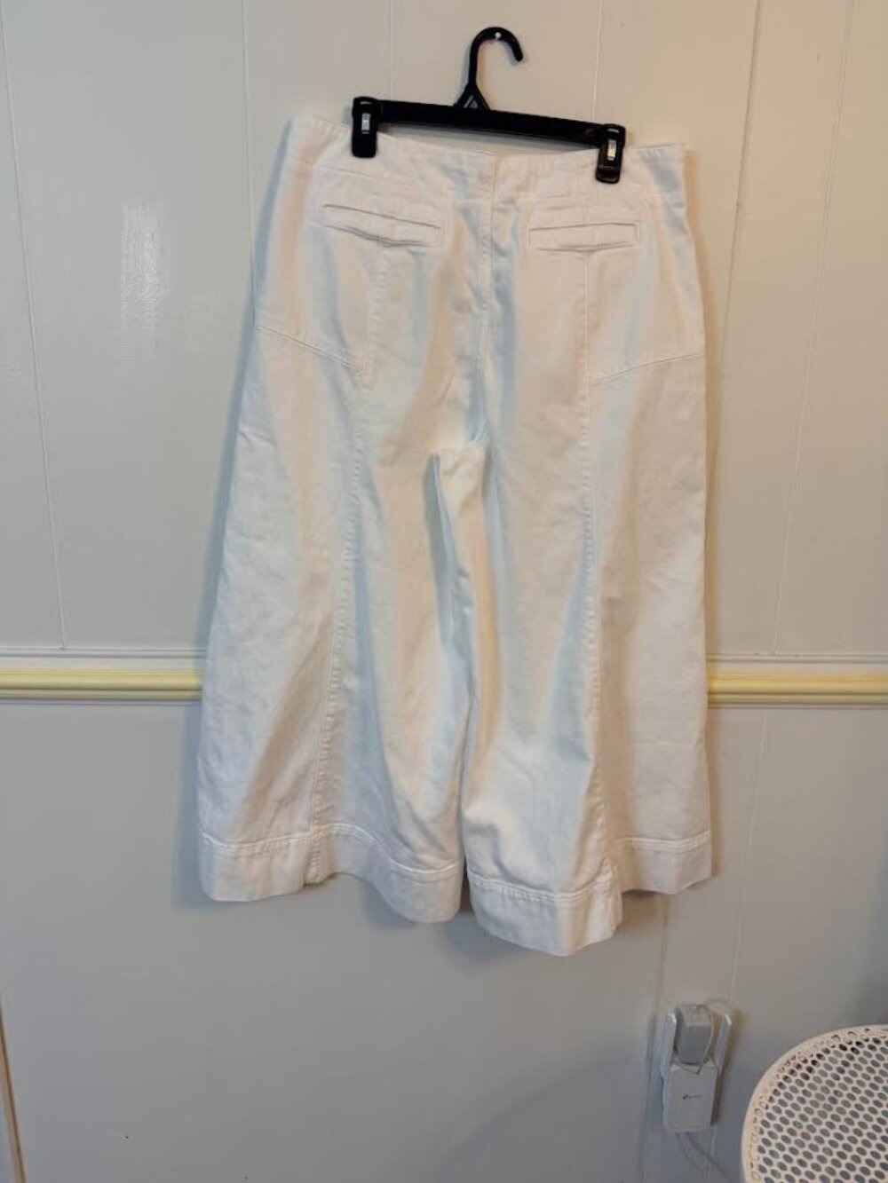 McKinley Regenerative Cotton Corset Wide-Leg Pants by Pilcro - Size 33 - Picture 8 of 11